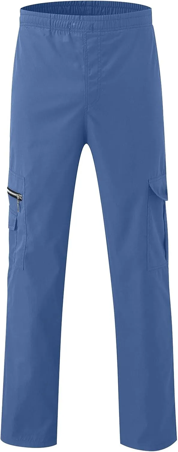 Big and Tall Sweatpants for Men Elastic Waist Color Block Pants Jogger Drawstring Trousers Pockets Sweatpants Workout