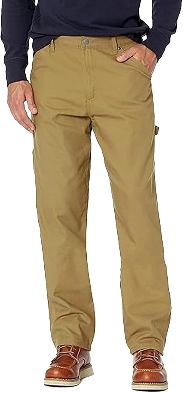 DGHM-JLMY Men's Slim Straight Stretchy Casual Pants Twill Carpenter Pant Loose Fit Utility Work Pant Trousers with Pockets