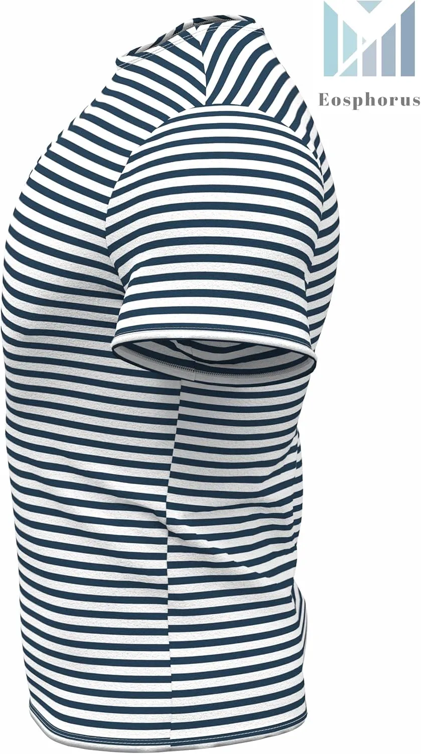 Genuine Striped Short Sleeved T-Shirt Top Cotton Sailor Shirt Original Telnyashka 