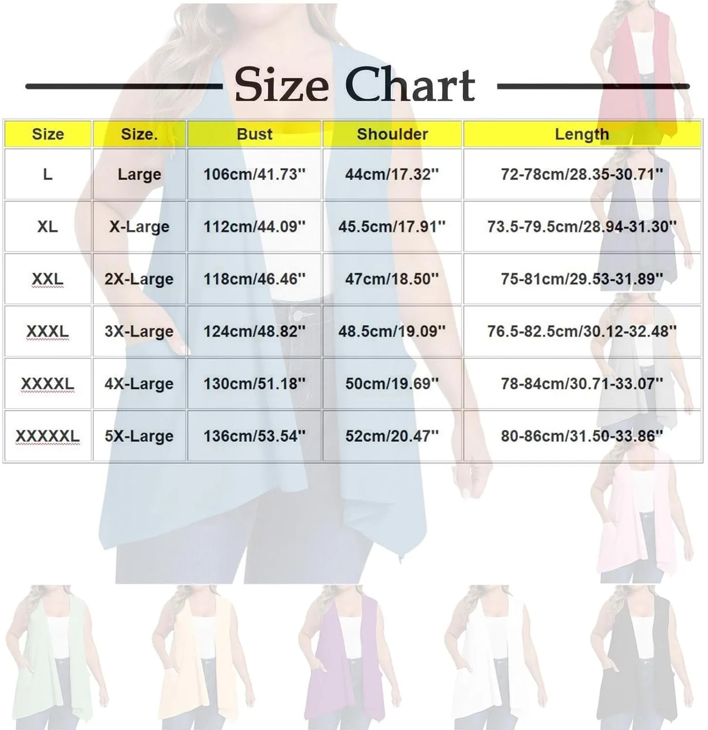 HGps8w Plus Size Women's Open Front Cardigans Loose Summer Sleeveless Tank Tops Loose Fit Casual Coverups Shirts with Pockets