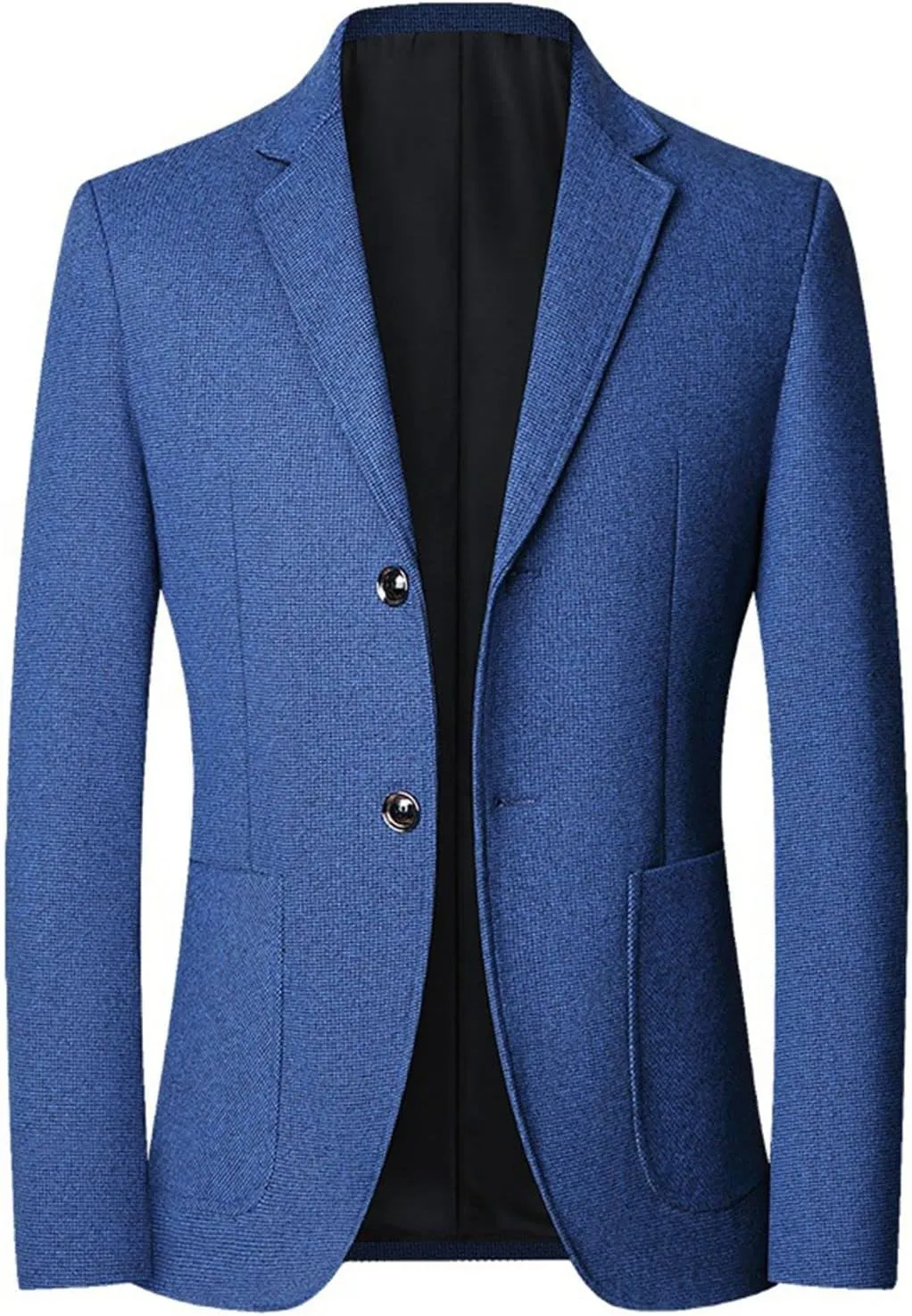Jinda Men's Slim Fit Suit Jacket Casual Blazer Business Long Sleeve Fitted Fall Semi Formal Suit Separate