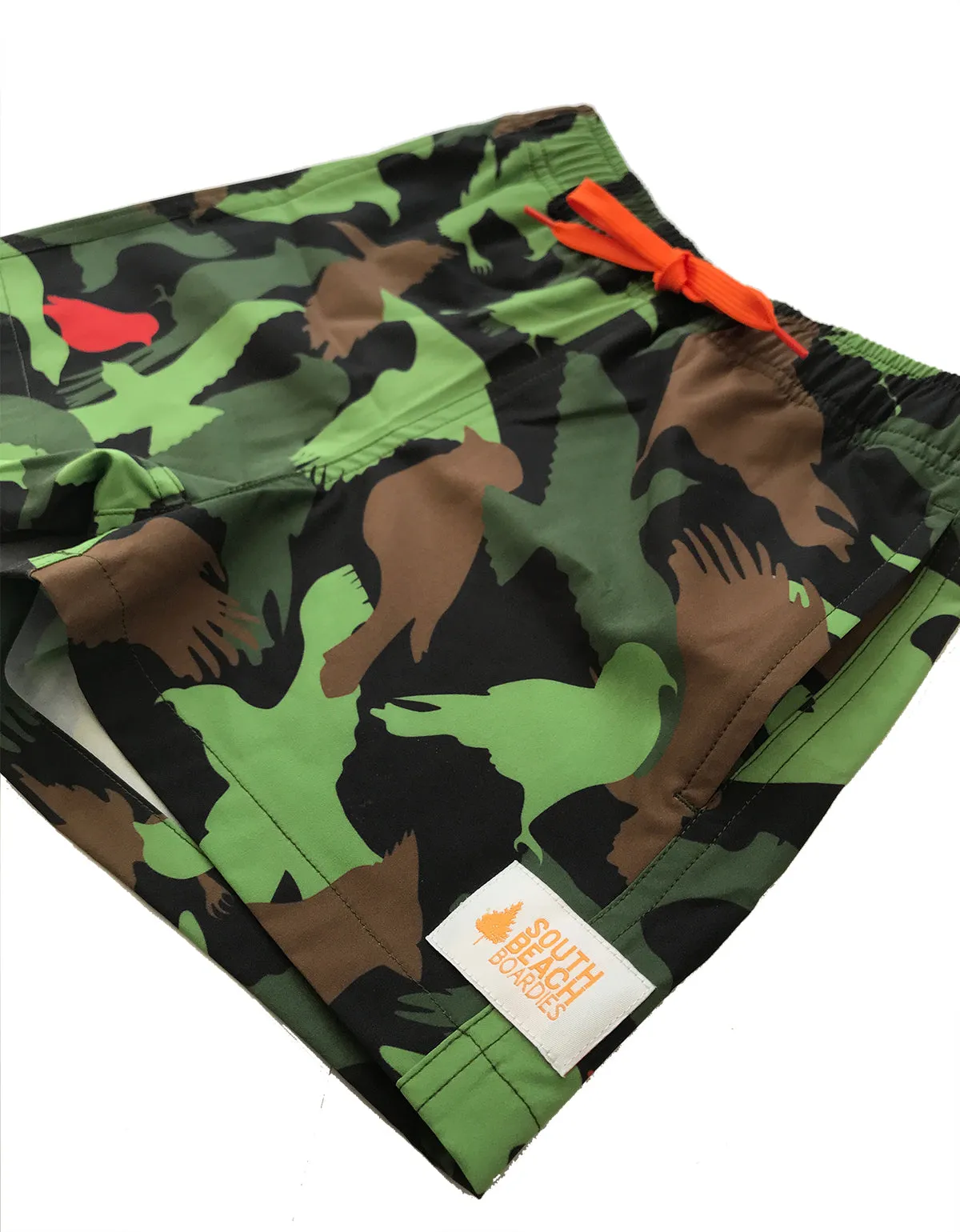 Kids Stretchy Trunks: Cammoflock