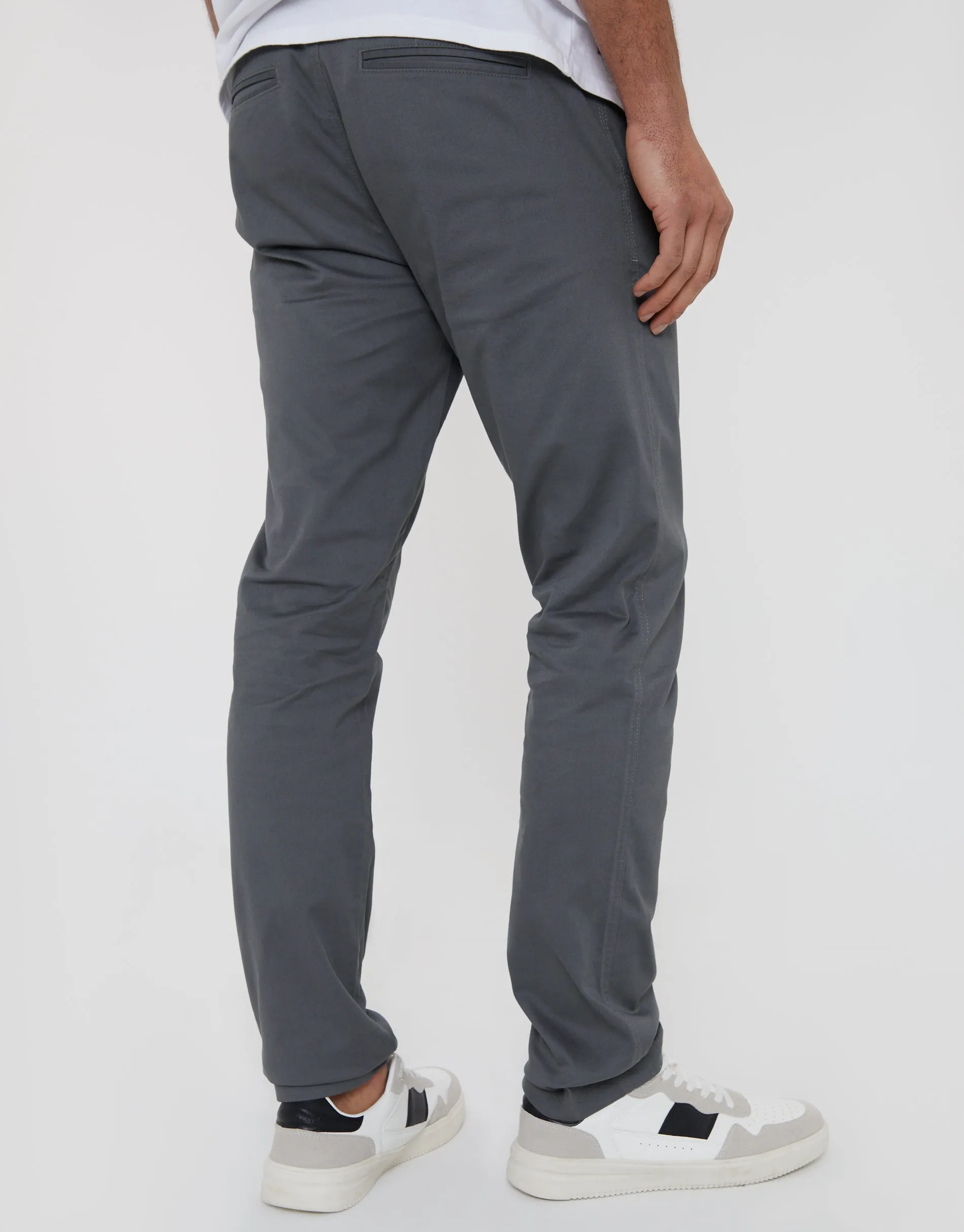 Men's Slate Slim Fit Chino Trousers