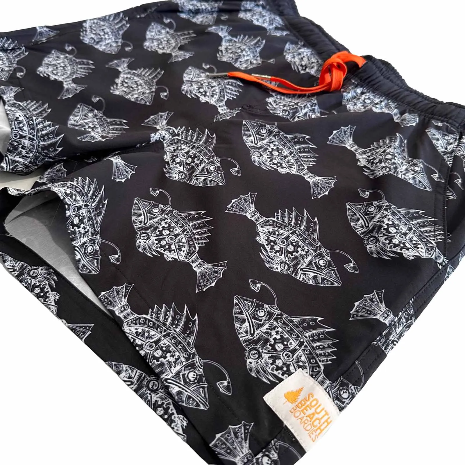 Men's Stretchy Trunks: Anglerfish