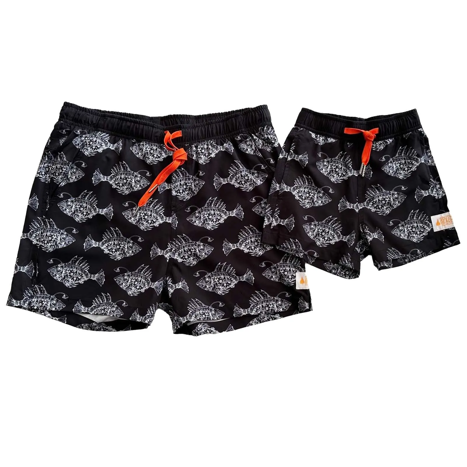 Men's Stretchy Trunks: Anglerfish