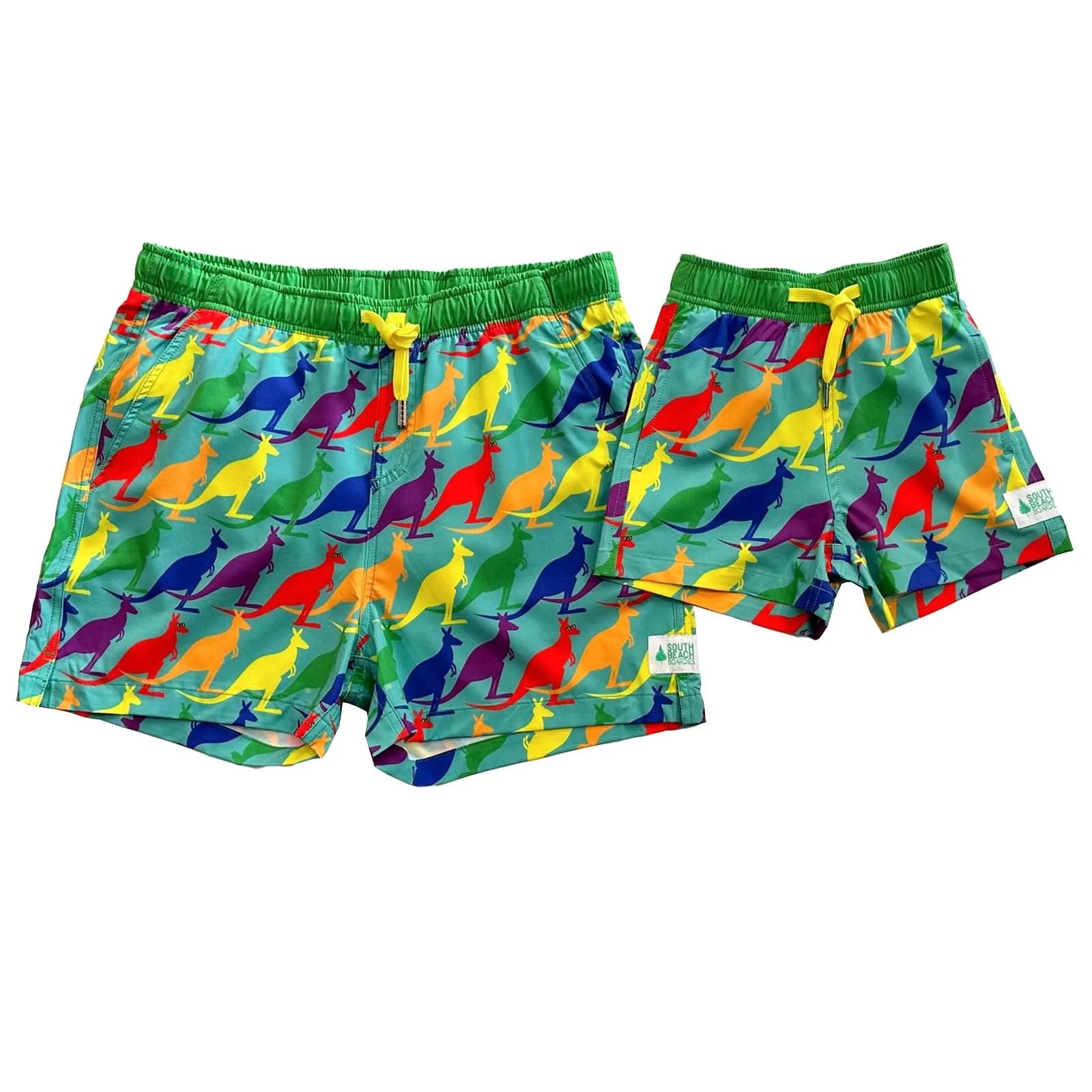 Men's Stretchy Trunks: Aussie Pride