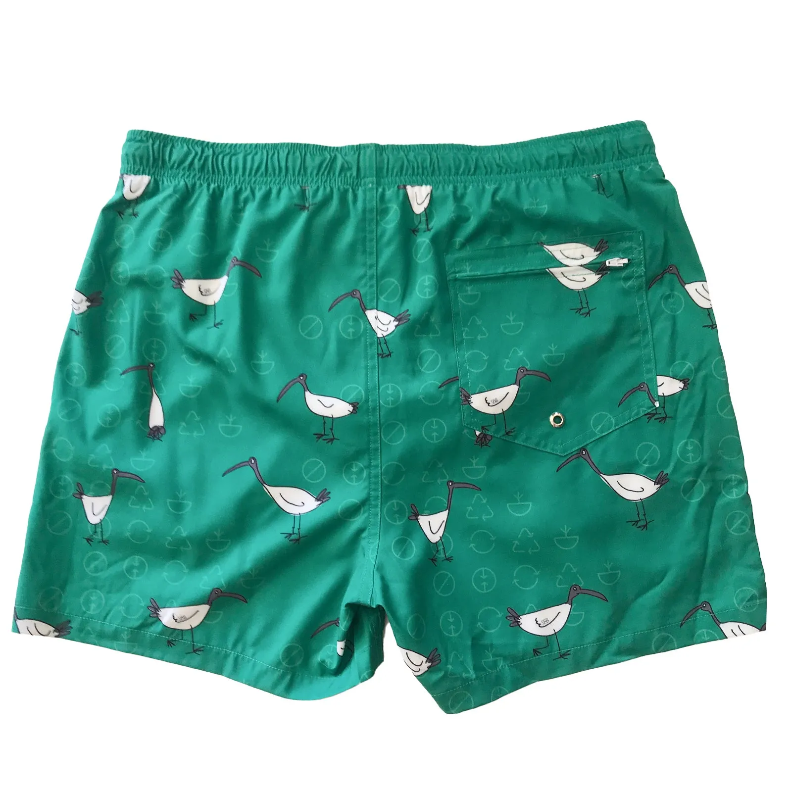 Men's Stretchy Trunks: Bin Chickens