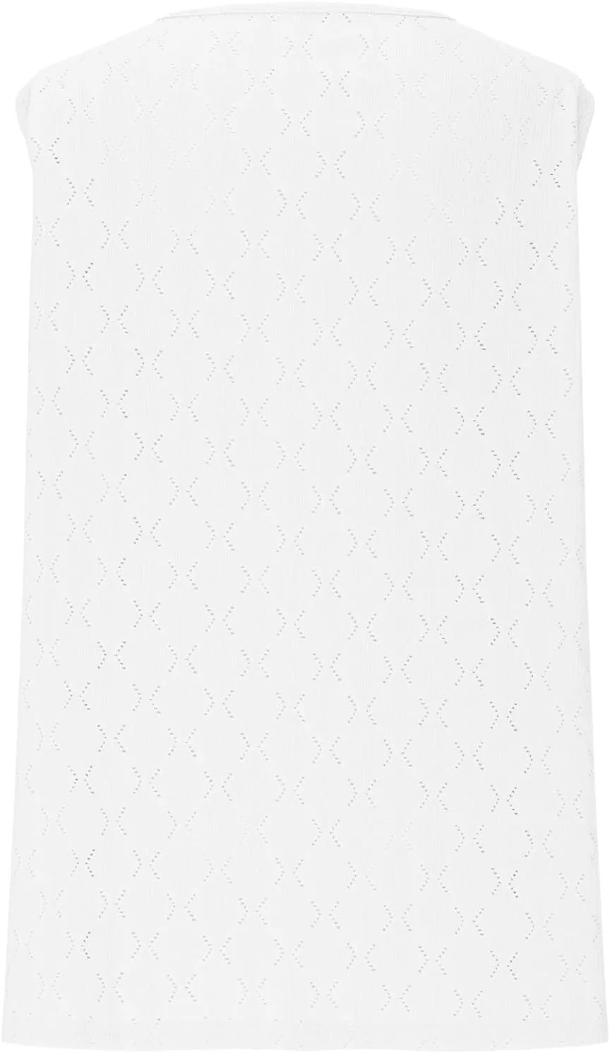 Oplxuo Plus Size Tank Tops for Women Loose Fit Flowy Sleeveless Scoop Neck Tunic Tops 2025 Fashion Summer Eyelet Shirts