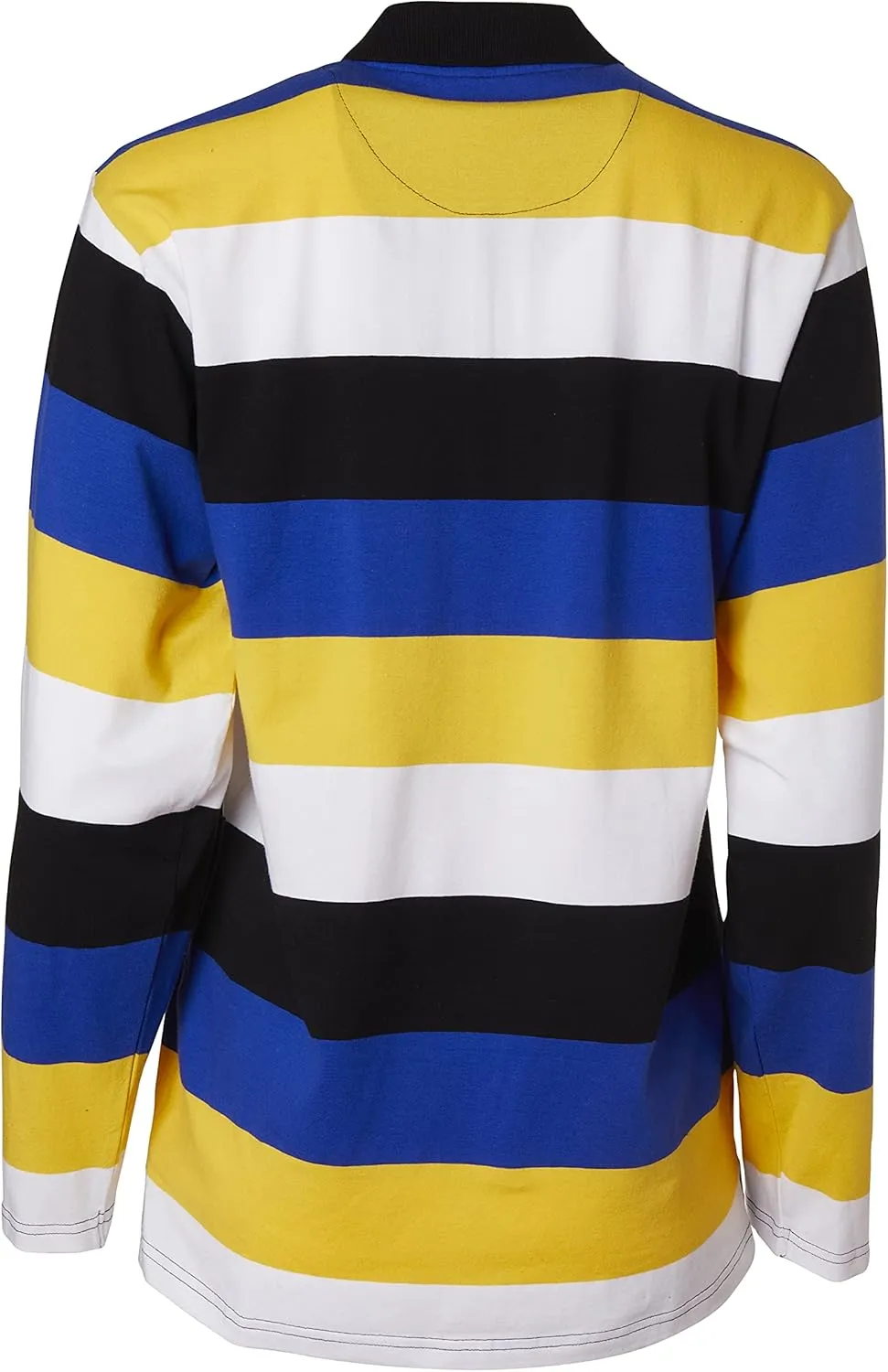 Sportoli Boys Cotton Wide Striped Long Sleeve Polo Rugby Shirt