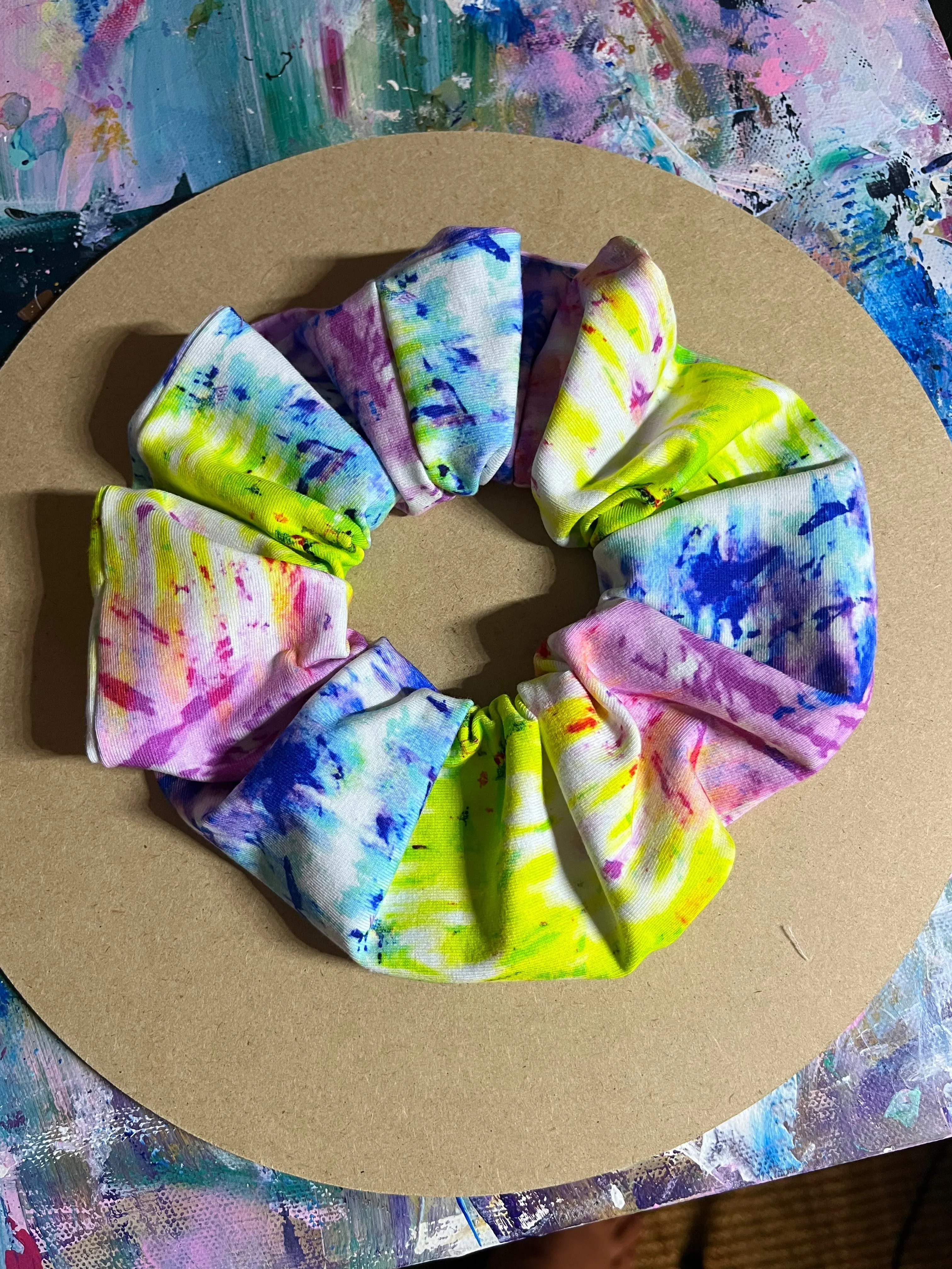 Stretchy Tie Dye Scrunchie