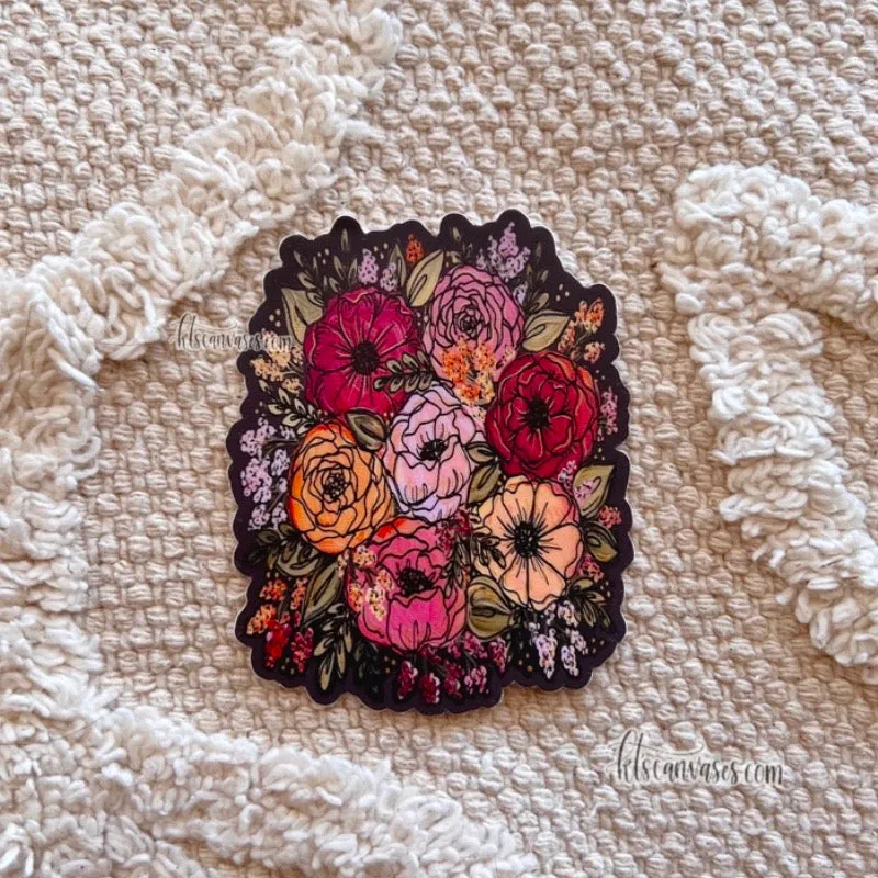 Vibrant Florals Sticker